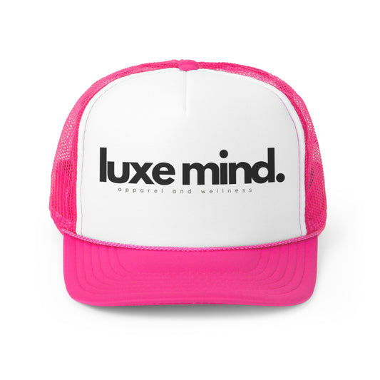 luxe mind. trucker hat