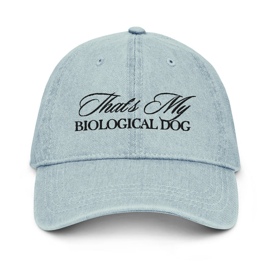 biological dog denim hat
